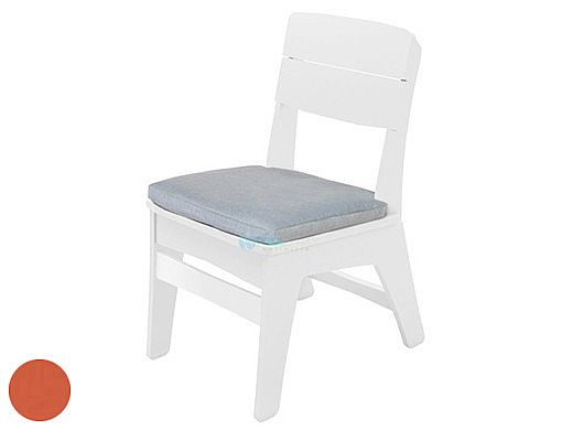 Ledge Lounger Mainstay Collection Outdoor Dining Side Chair Seat Cushion | Premium 1 Tuscan | LL-MS-DC-SC-P1-4677