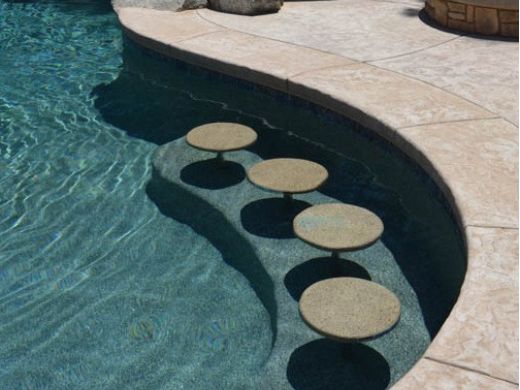 SR Smith Destination Series 16" In-Pool Seat | Gunite Anchor Included | Mont Blanc | WS-POOLSEAT-54-C