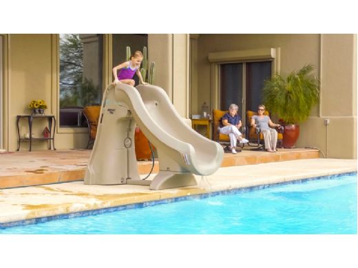 S.R.Smith SlideAway Removable Pool Slide | Taupe | 660-209-5810