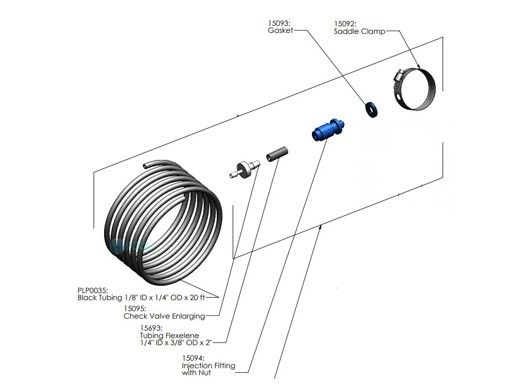 AutoPilot Acid Feed Parts Replacement Kit | STK0071