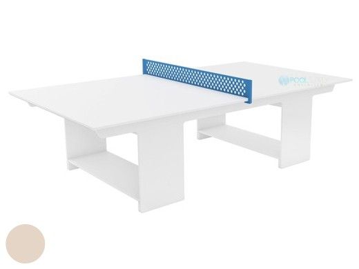 Ledge Lounger Outdoor Games Collection Ping Pong Table | Cloud | Paddles and Net | LL-GM-PG-CD