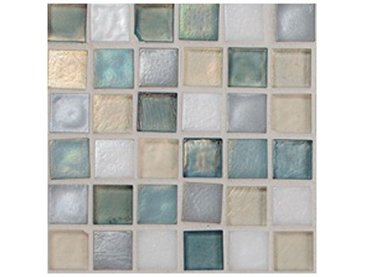 National Pool Tile Boutique Oceanside Mini Blend Glass Tile | Cascade | OCN-CASCADE MINI