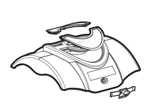 Hayward SharkVAC Dome Assembly SV | Gray | RCX97418-237