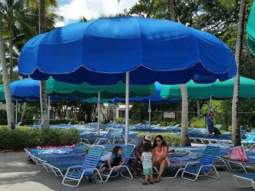 Anchor Industries FUNbrella Classic Permanent Umbrella Shade Structure | 20' Round | CLASSIC20