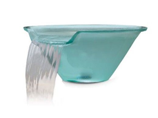 Pentair MagicBowl Water Effects Fountain Bowl without Light Niche  | Round Glass | 580064