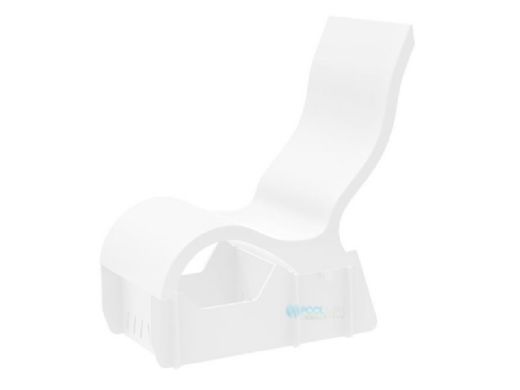 Ledge Lounger Chair Riser for 12" - 15" Water Depth | White | LL-SG-CR-RISER->12-15-WH