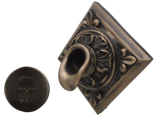 Black Oak Foundry Diamond Short Oak Leaf Scupper | Antique Pewter  Finish | S61-AP Diamond