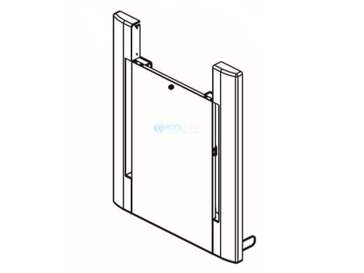 Raypak 266A Door Assembly | Green | 010379F