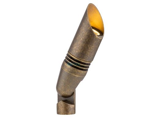 FX Luminaire CC 3 LED Up Light | Antique Tumbled | Long Shroud | CCZD3LEDLSAT
