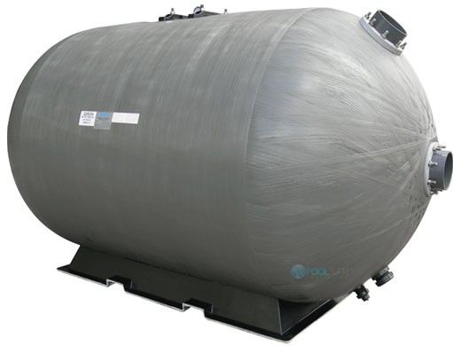 Waterco Micron Commercial Horizontal Sand Filter | 48" x 75" | Left - Manway Flange | 22.1 Square Foot | 2229075L