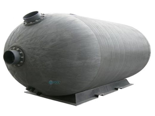 Waterco Micron Commercial Horizontal Sand Filter | 48" x 75" | Left - Manway Flange | 22.1 Square Foot | 2229075L