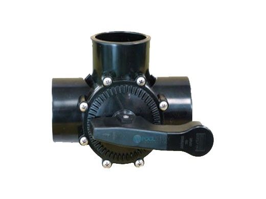Waterco FPI Slip Fit Actuated Valve 3 Port with Teflon Seal | 2" x 2.5" NSF | 148585
