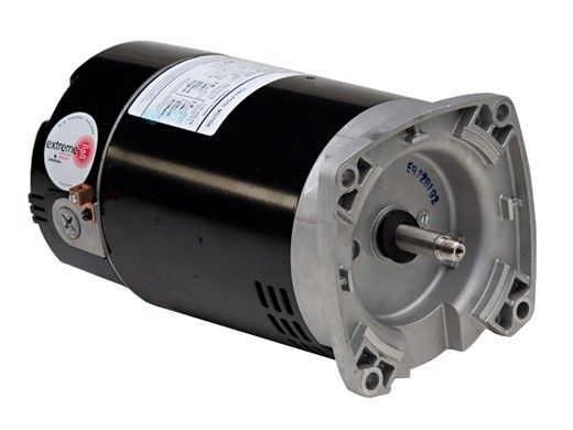Replacement Square Flange Pool & Spa 2-Speed Motor | 2HP Full-Rated/2.5HP Up-Rated | 56-Frame Energy Efficient | 230V | B2984 | ASB2984