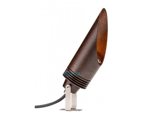 FX Luminaire Nuit Partenaire LED Up Light Long Shield  Zone Dimming with Color | 20W Sedona Brown | NP-ZDC-LS-SB