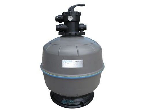 Waterco Exotuf Plus E500 20" Clamp Type Top Mount Sand Filter with Multiport Valve | 3 Sq. Ft. 60 GPM | 2260202A | 2260206A