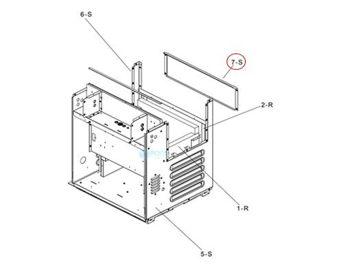 Raypak Jacket Rear Panel | 010315F