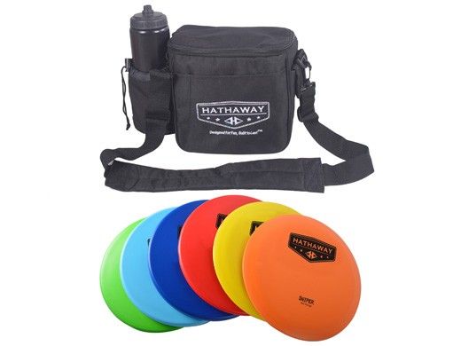 Hathaway Disc Golf Starter Set with 6 Discs and Case | BG5038