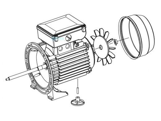 Pentair Boost-Rite Complete Motor Assembly | ZBR39360