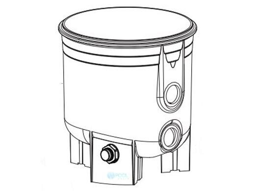 Waterway Filter Body with Labels | 550-4400