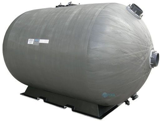 Waterco M3750L 50" Micron Commercial Horizontal Sand Filter with 6" Flange Connection ANSI 4Bar | 50" X 127" | 38 Square Foot Inside Tank 22290154LNA