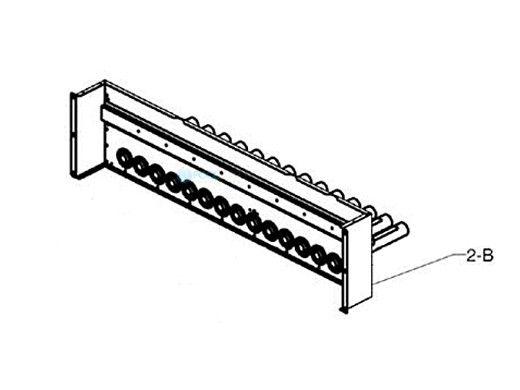 Raypak Burner Mounting Assembly | 009728F