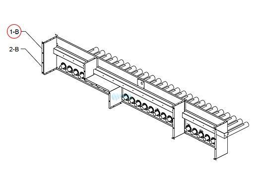 Raypak Burner Assembly with Burners | 009598F