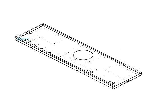 Raypak Center Support Panel | 010237F