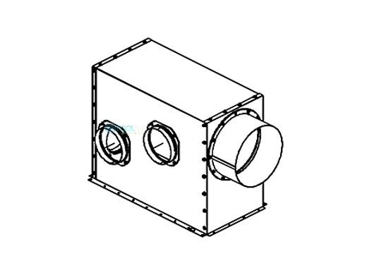 Raypak Intake Air Distribution Box | 009669F