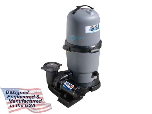 Waterway ClearWater II Above Ground Pool D.E. Standard Filter System | 1HP 2-Speed Pump 12 Sq. Ft. Filter | 3' Twist Lock Cord | 522-5007-3S