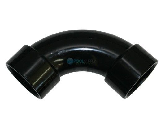 Waterco 2" 50mm Socket PVC Sweep Elbow 90 Degree | Black | Pressure Rated | 121553