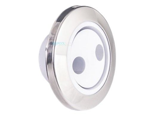 Custom Molded Product Spa Master 1.5" Gunite Jet Internal Pulsator | Stainless Steel/Gray | 23315-031-200