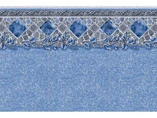 12' x 18' Oval Athena Pattern E-Z Bead 20 Mil Liner | 4000 Series - Heavy Duty (HD) Beaded Liner | 5-1812 ATHENA 2