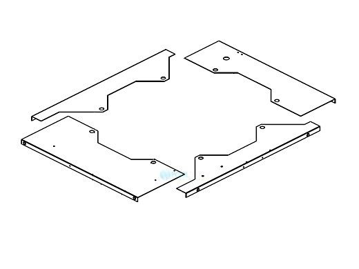 Raypak Heat Transfer Supports | 014590F