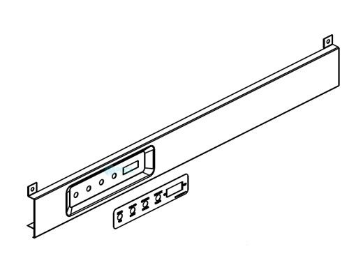 Raypak Upper Front Panel with LED Lights | 014613F