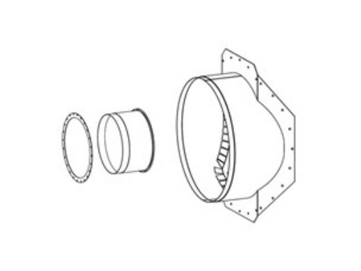 Raypak Flue Exhaust Adapter Assembly | 012282F
