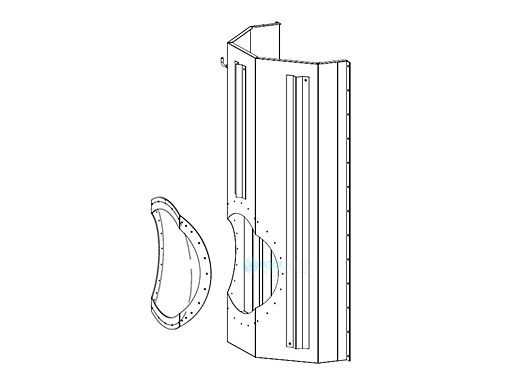 Raypak Flue Collector Rear | 012274F