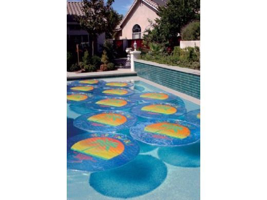 solar sun rings with water anchors