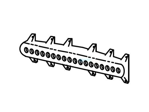 Raypak Bronze 2-Pass Return Header | 001970F