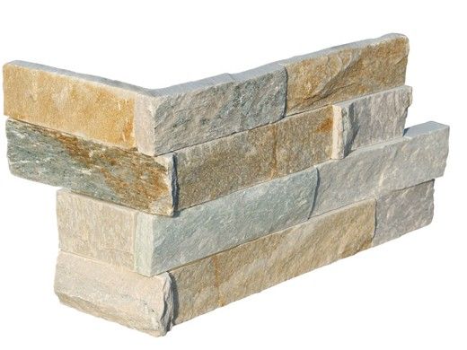 National Pool Tile Natural Ledgerstone 6x16 Corner | Classic | QRZT-LEDGER CRN