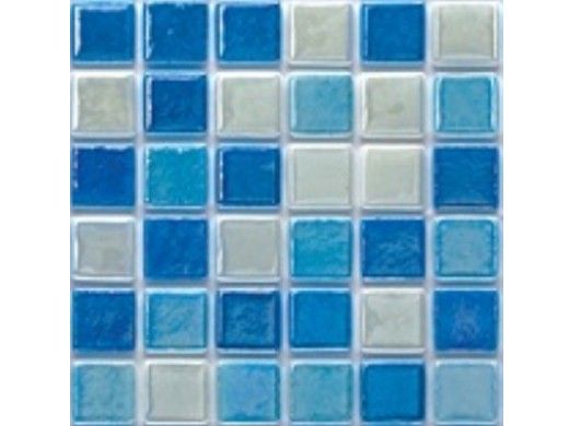 Betsan Glass Tile Artistic Series | Light and Dark Blue Mix | A242 Mix
