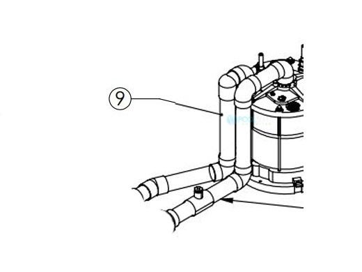 Jandy JE Series Water Manifold Outlet 3000 | R0573700