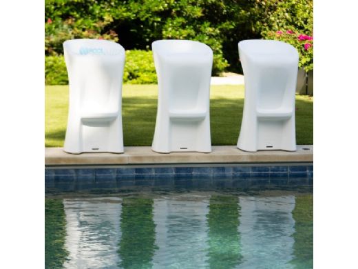 Ledge Lounger Signature Collection Barstool | Counter Height - Seat Height 17.5" | Cloud | LL-SG-BS30-CL