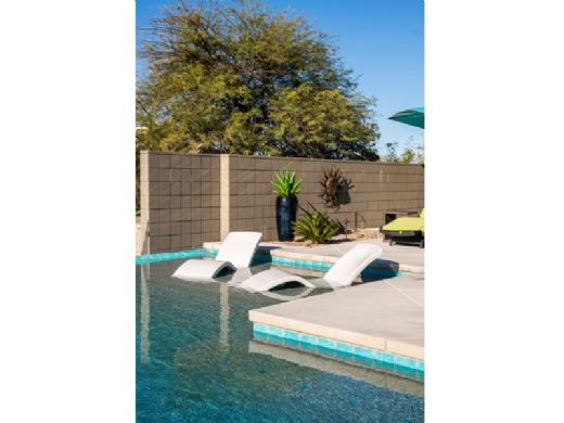 SR Smith Destination Series In-Pool Lounger | Set of 2 | Gray | DS-1-52-2PK