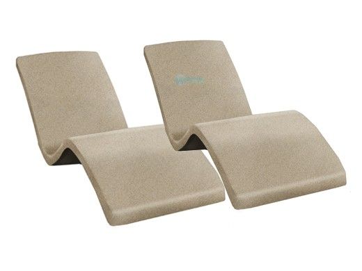 SR Smith Destination Series In-Pool Lounger | Set of 2 | Pebble | DS-1-55-2PK