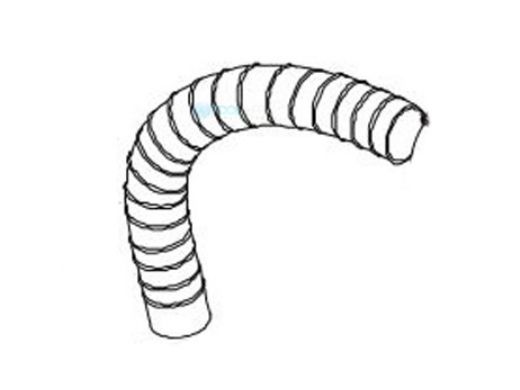 Waterway Corrugated Hose 1 1/2" x 3' | Black | 872-9001B