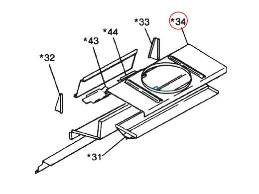Pentair Top Panel Assembly | 20012302
