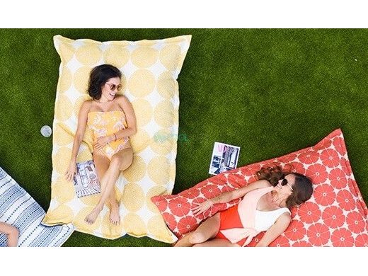 Ledge Lounger Laze Pillow Floating Lounger | Sunny Side Up | LL-LZ-P-SSU