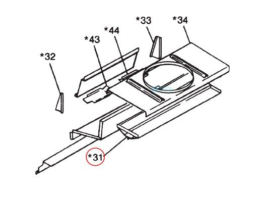 Pentair Flue Diverter Assembly | 20012207
