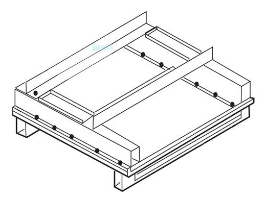 Pentair Non-Combustible Base-Tile Support Assembly | 10602302