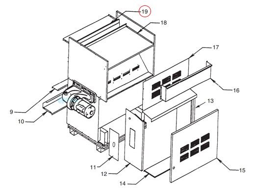 Pentair Rear Flue Panel | 10659301